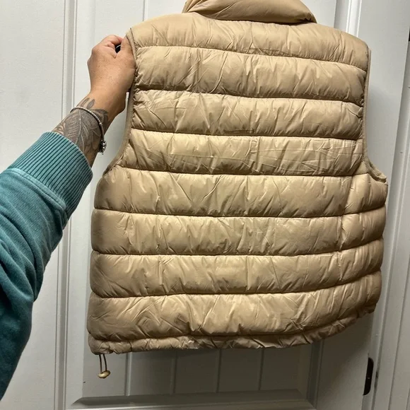 Love Tree Beige Puffer Vest - Picture 2 of 3